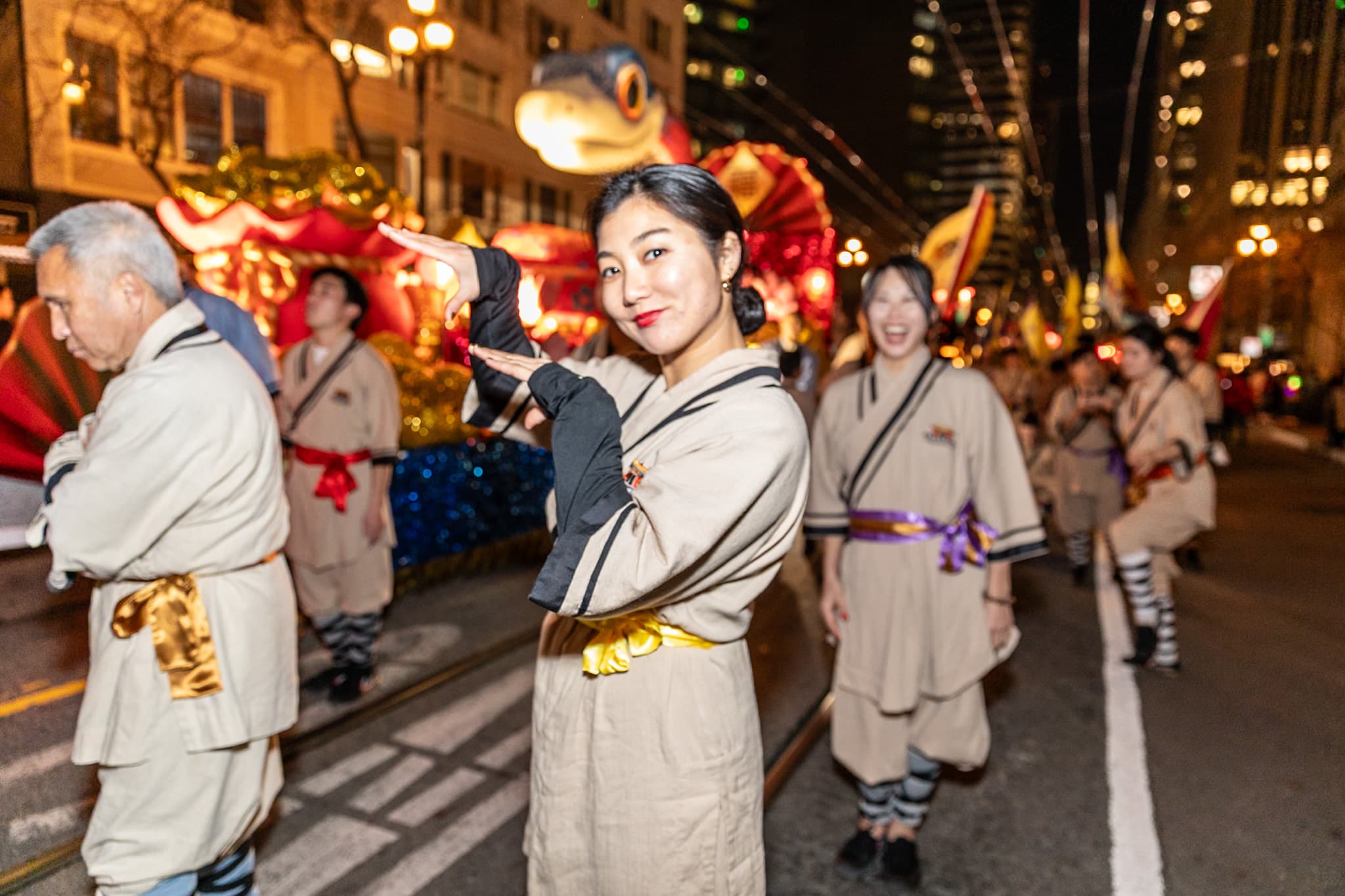 Ting-Ting at Lunar New Year parade